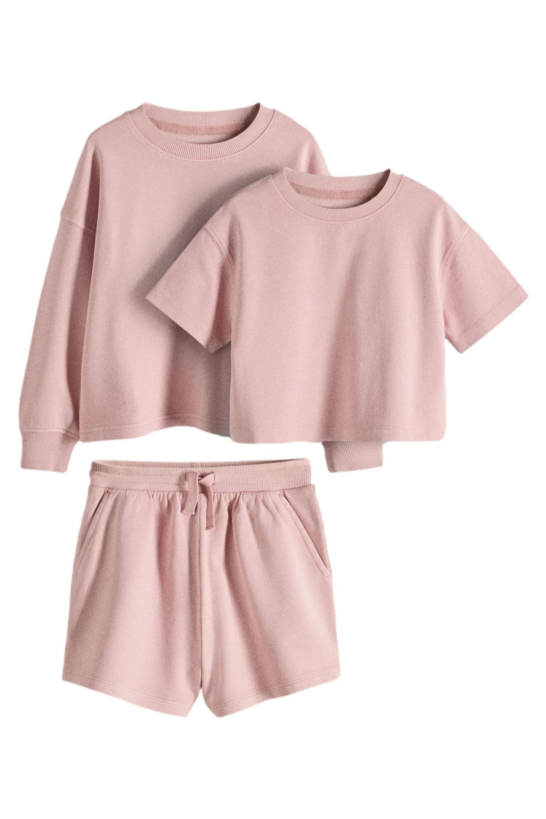 Pullover & Shorts The Set T-Shirt, Sweatshirt + Shorts, 3er Set
