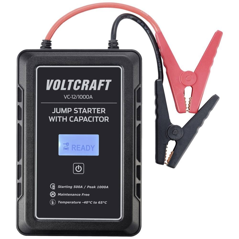 VOLTCRAFT Schnellstartsystem mit Kondensator 12V/1000A VC-13998130 Energiestation, Kondensator-Technik (ohne Akku)