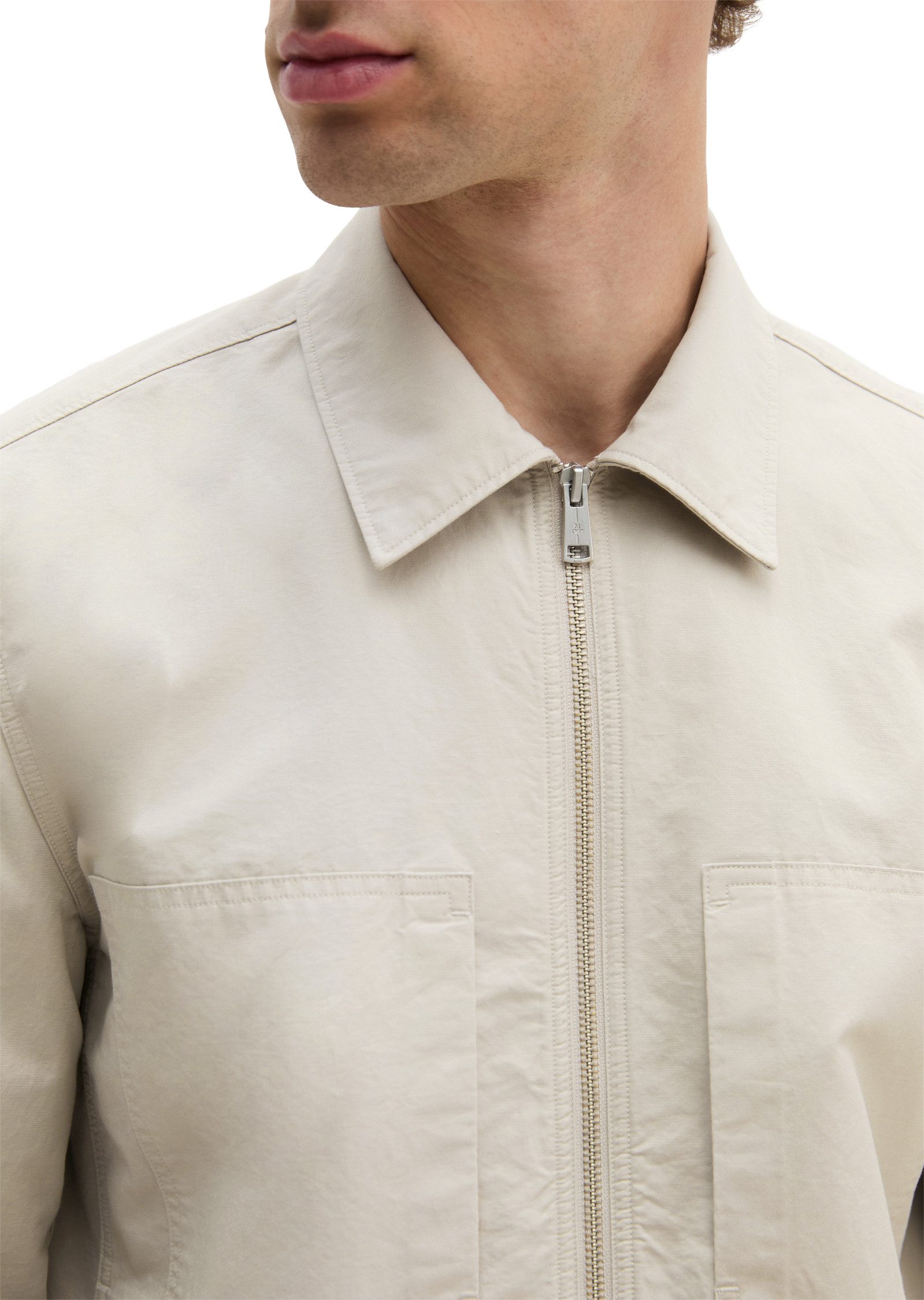 Marc O'Polo Kurzjacke aus Bio-Baumwolle und Leinen