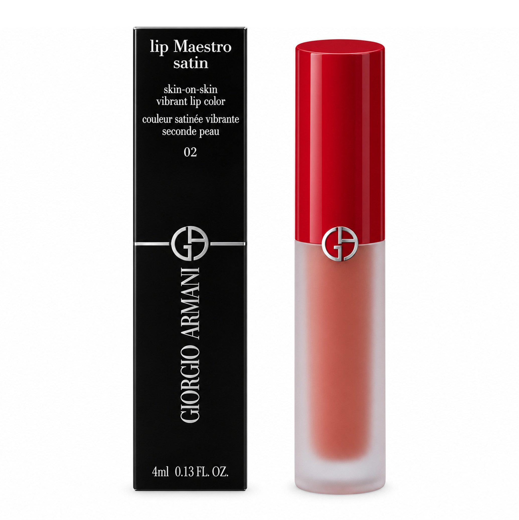 Giorgio Armani Lippenstift Giorgio Armani Lip Maestro satin Weekend 02 geraway lip color 4ml