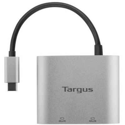 Targus USB-C -> 2x HDMI 4K - Videoadapter - silber Video-Adapter