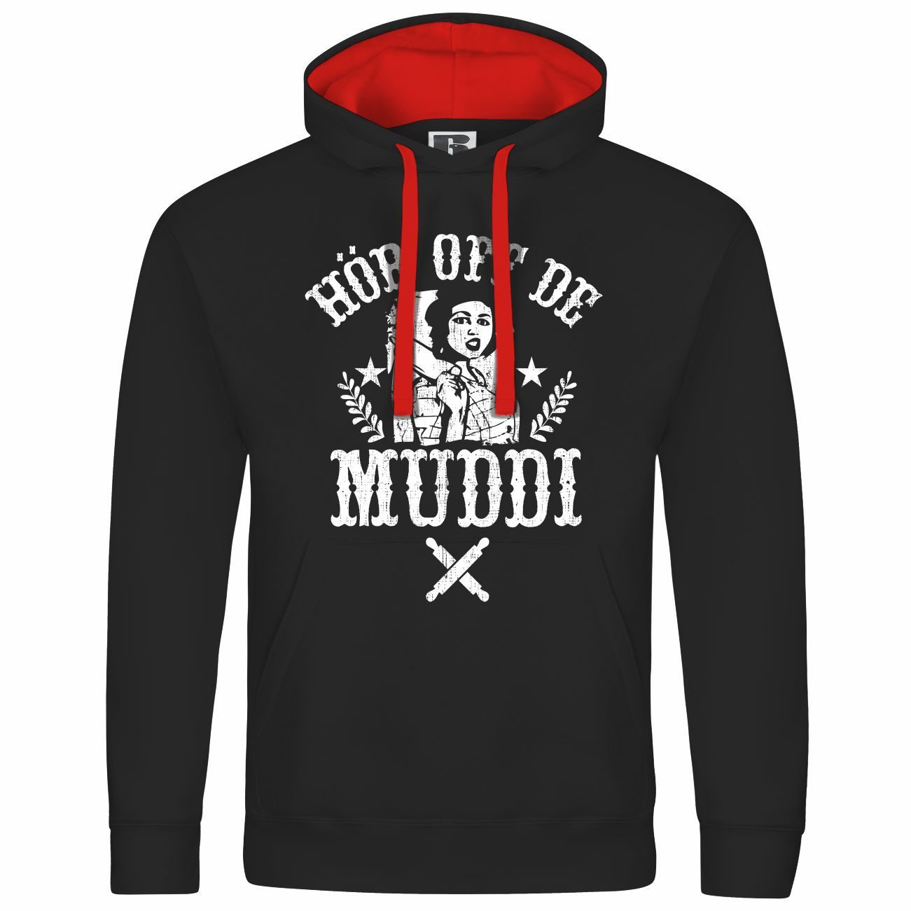 Kapuzenpullover Herren Kapuzenpullover Hör off de Muddi