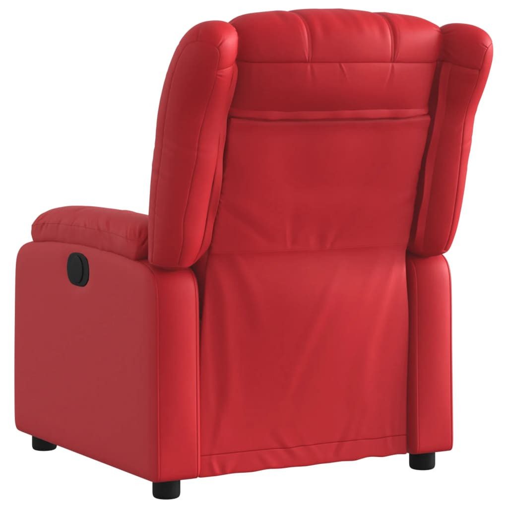 vidaXL Sessel Relaxsessel Rot Kunstleder (1-St) günstig online kaufen