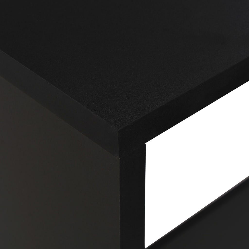 (1-St) Schwarz cm 2 mit Esstisch furnicato Tischplatten Bartisch 130x40x120