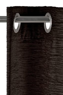 Vorhang Trondheim 328 g/m², Wirth, Ösen (1 St), blickdicht, Chenille