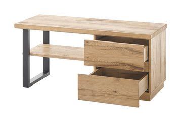MCA furniture Garderoben-Set Yorkshire, (Eiche mit Metall schwarz, 4-St., Komplett-Set), mit variabler Inneneinteilung und Soft-Close