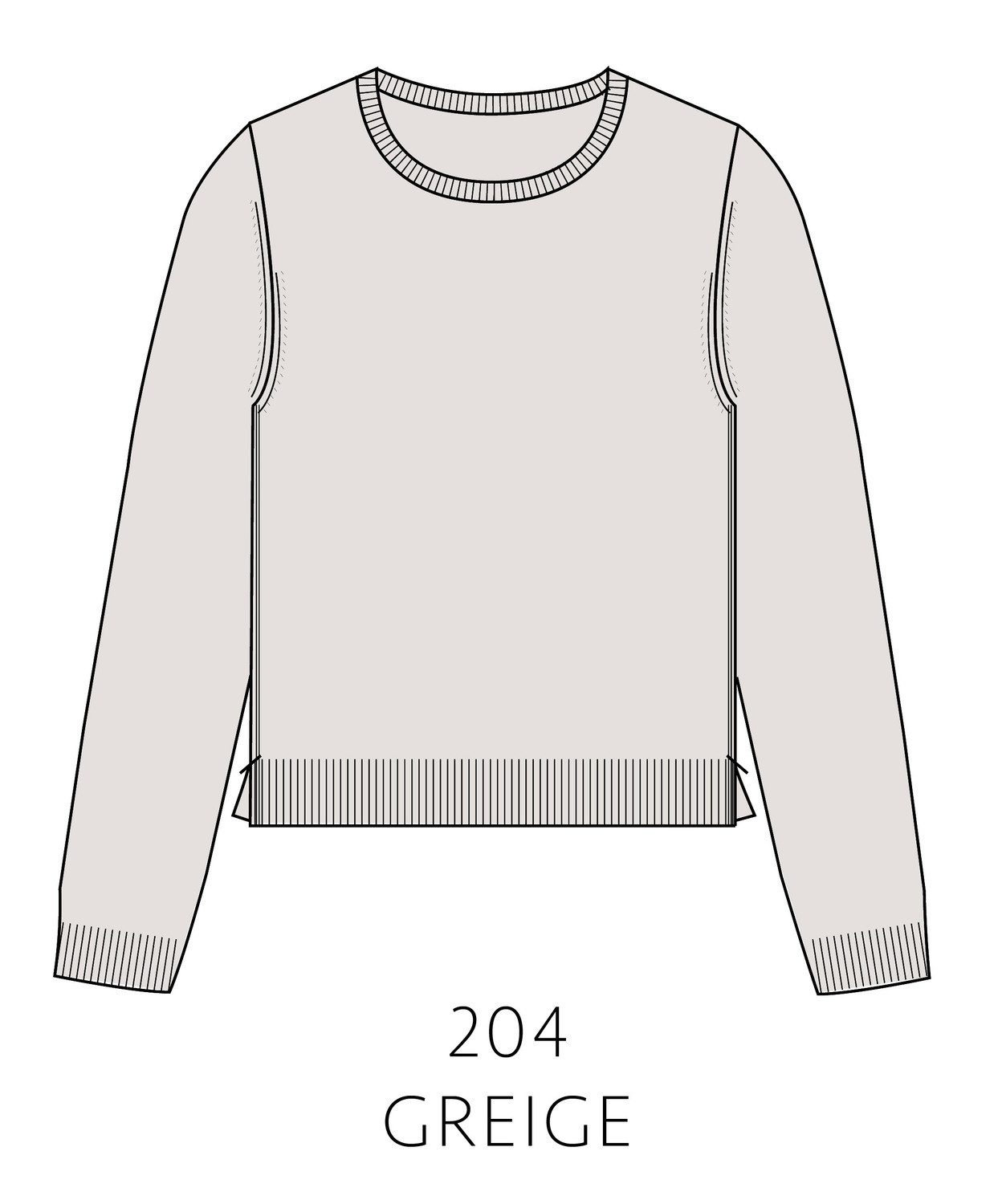 Strickpullover NOS Pullover, Rundhals