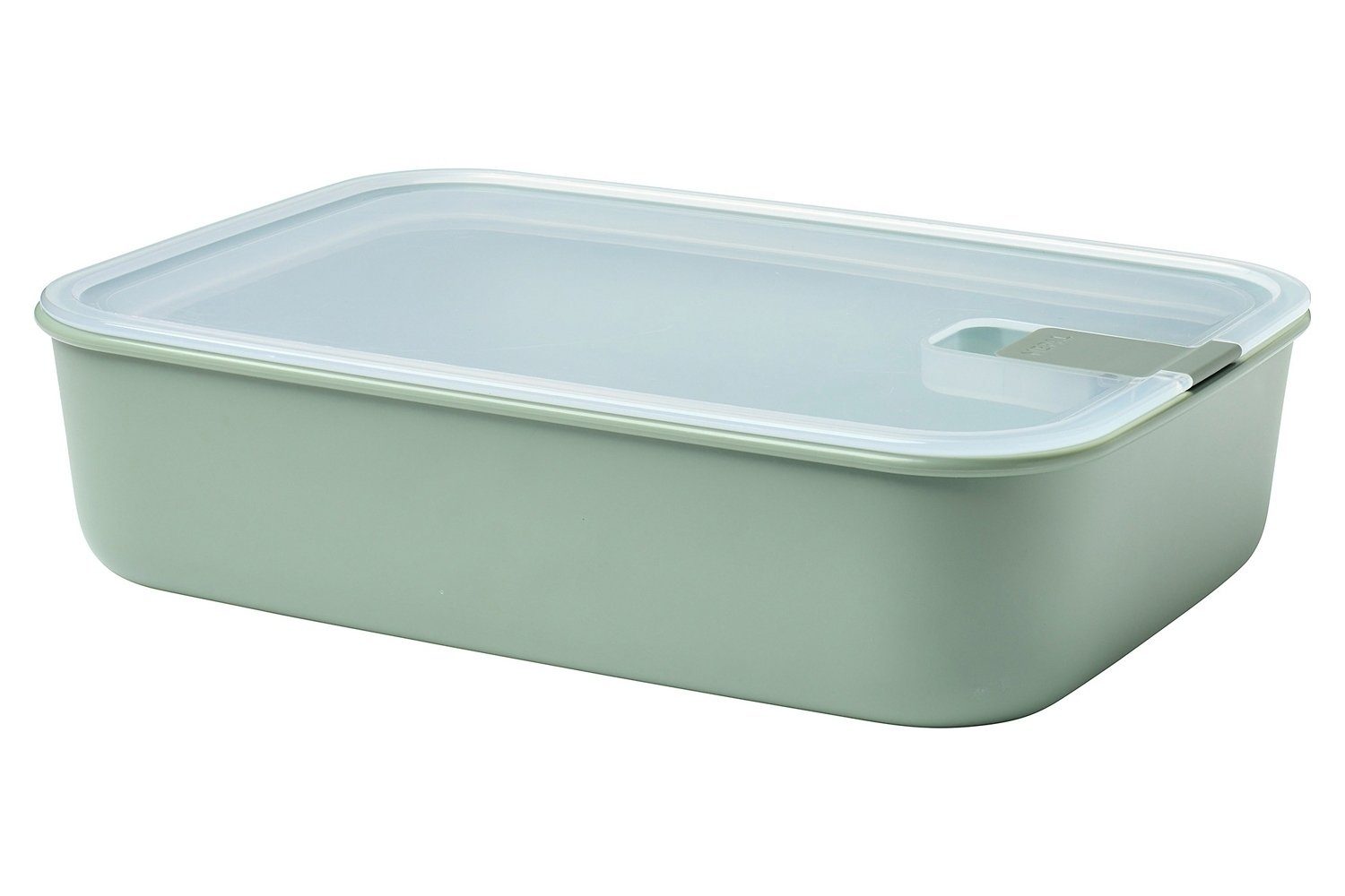 Mepal Aufbewahrungsschüssel Frischhaltedose EASYCLIP, Grün, B 28 cm, T 20 cm, Kunststoff, (1-tlg), Deckel mit Lüftungsventil