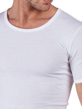 HUBER Unterziehshirt Herren Shirt kurzarm 2er Pack Cotton 2 Pack Double (Packung, 2-St) biologisch abbaubar