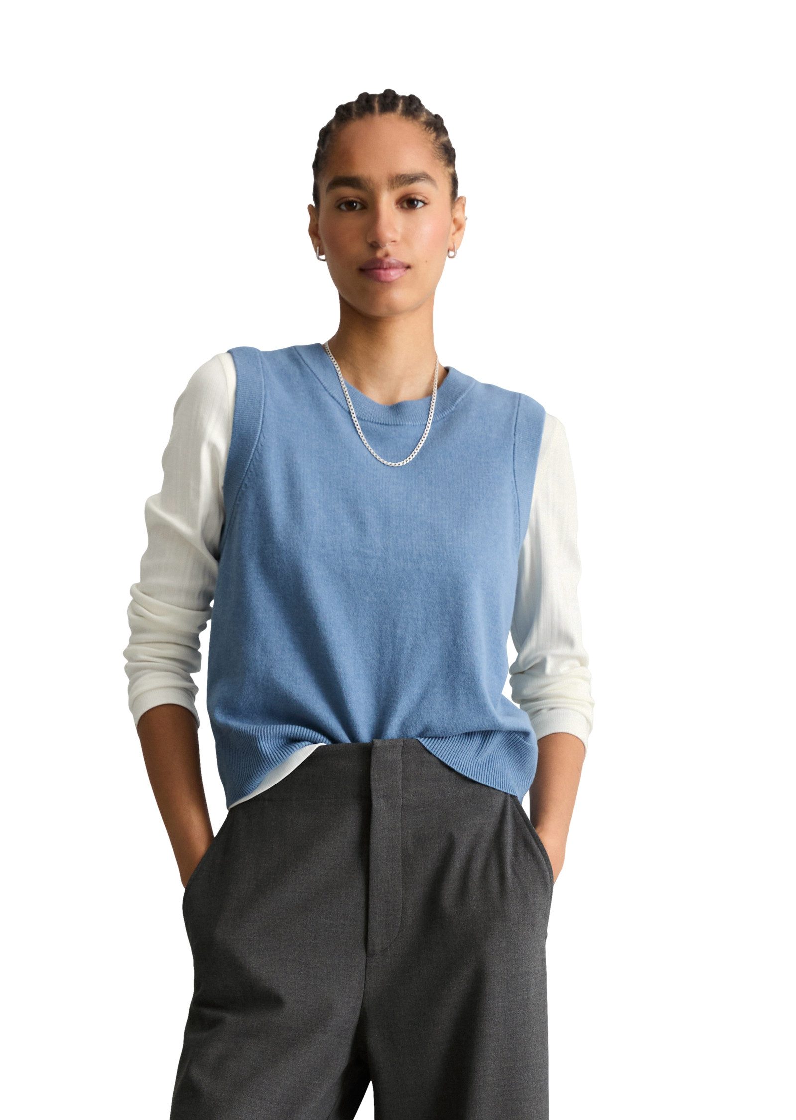 Marc O'Polo DENIM Strickpullover aus Soft Cotton Stretch