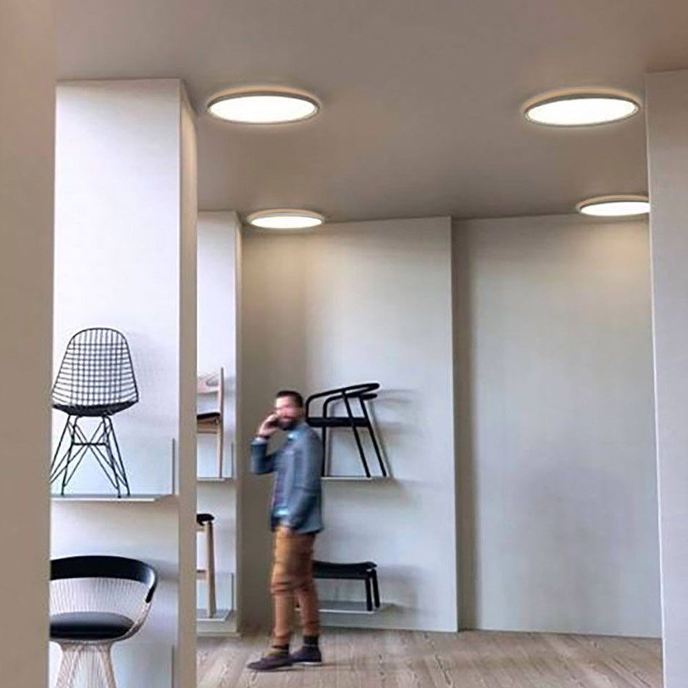 Licht-Trend Deckenleuchte LED Deckenleuchte Board 42 Direkt & Indirekt 2700K Dimmbar Weiß, Warmweiß