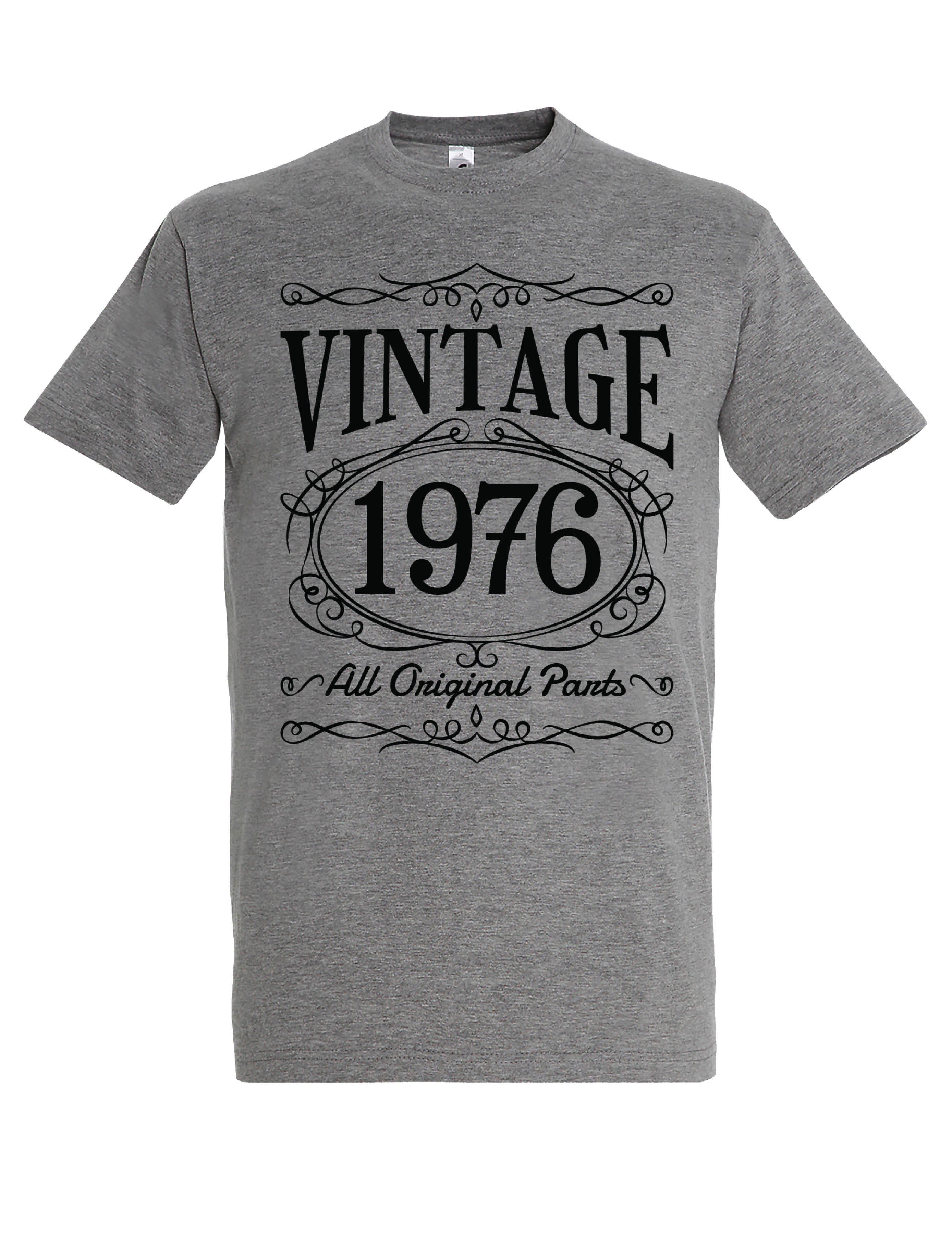 T-Shirt Vintage 1976 Herren Tshirt zum 50. Geburtstag