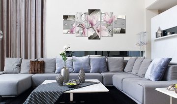 Artgeist Wandbild Magnolien aus Stahl