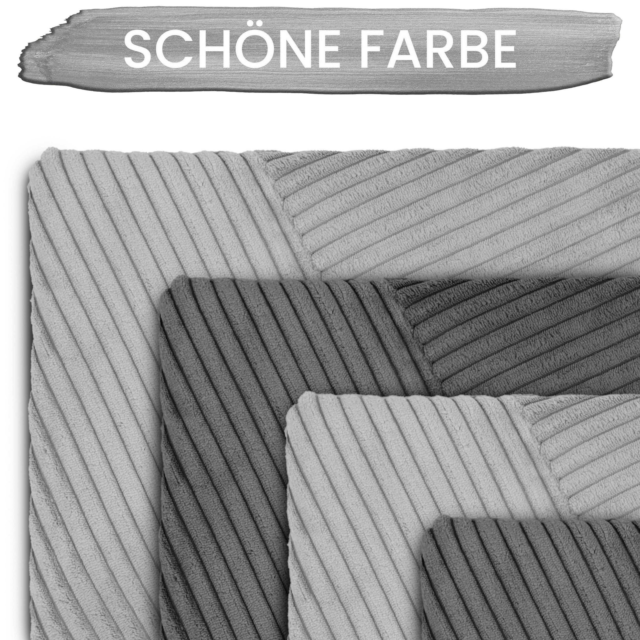 Amilian Kissenhüllen - 4er Set Kissenbezug, Kissenbezüge - Zierkissenbezüge, (4 Stück), 40x40 cm, Kissenhülle für Sofakissen, Dekokissen, Zierkissen, Kissen – Bild 2 von 5