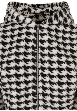 URBAN CLASSICS Allwetterjacke Urban Classics Damen Ladies Short Oversized AOP Sherpa Jacket (1-St)