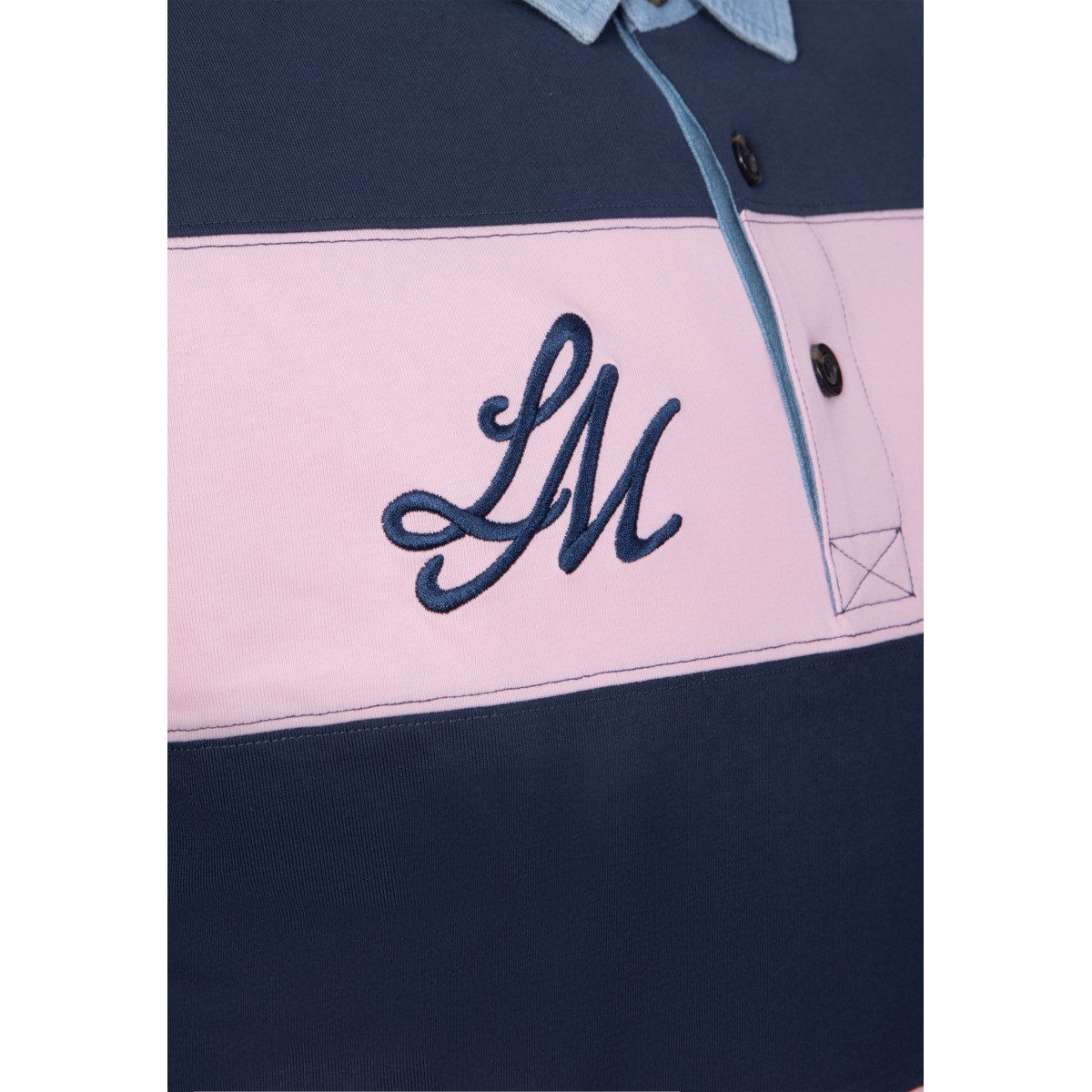 La Martina Langarm-Poloshirt MCP012 Herren Langarmshirt, Shirt, Poloshirt, Polohemd, Sportshirt