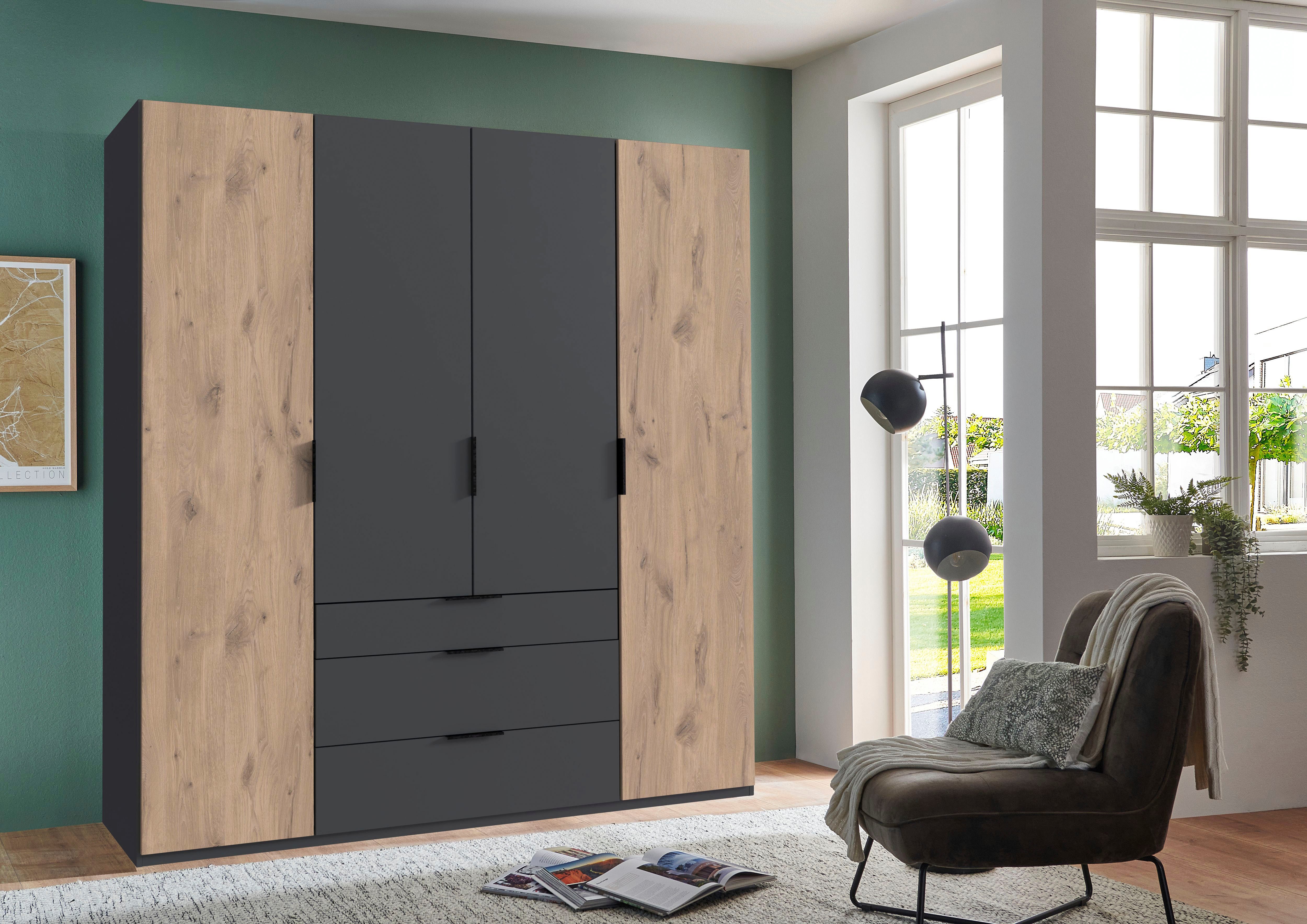 Wimex Drehtürenschrank "Burgos by fresh to go", mit extra großen Schubladen günstig online kaufen