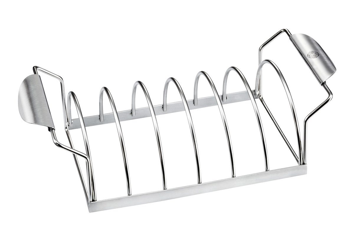 GEFU Sparerib-Halter Spareribs Halter Bbq Edelstahl Sweet Rack Lecker S
