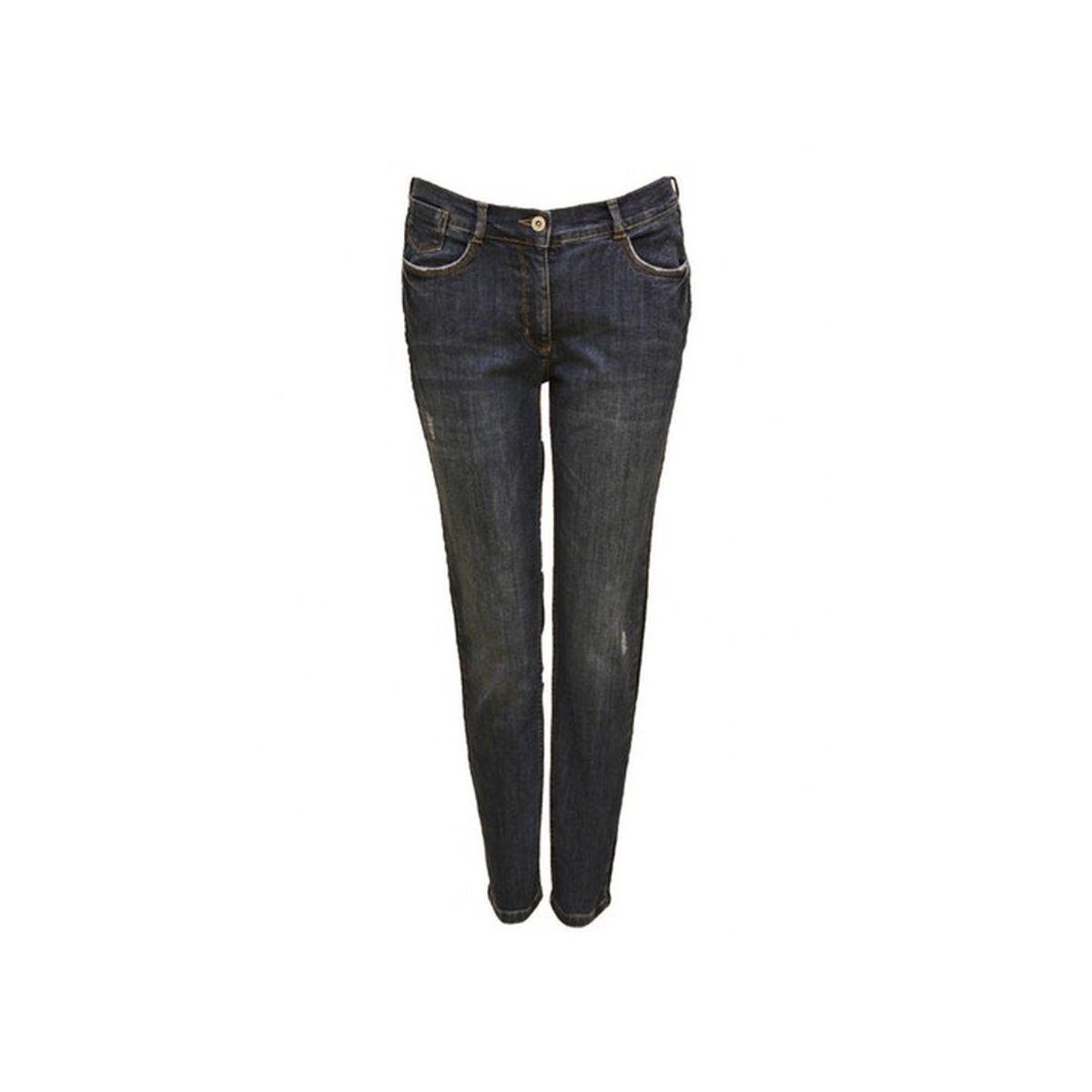 bianca 5-Pocket-Jeans (1-tlg) blau