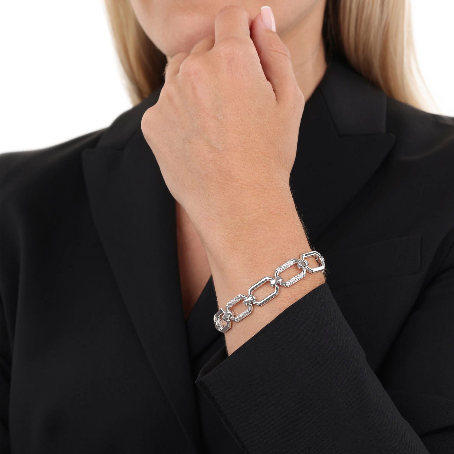 JOOP! Armband, mit Zirkonia (synth)