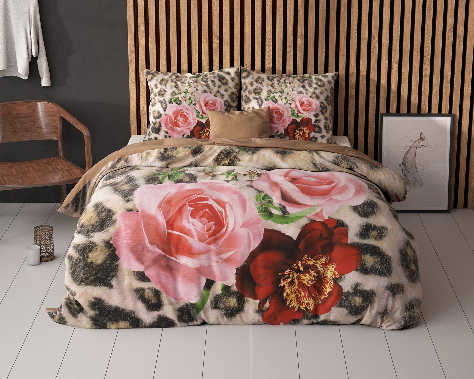 Sitheim-Europe Bettwäsche FLORAL PANTHER BETTBEZUG, Bettbezug +Kissenbezüge günstig online kaufen