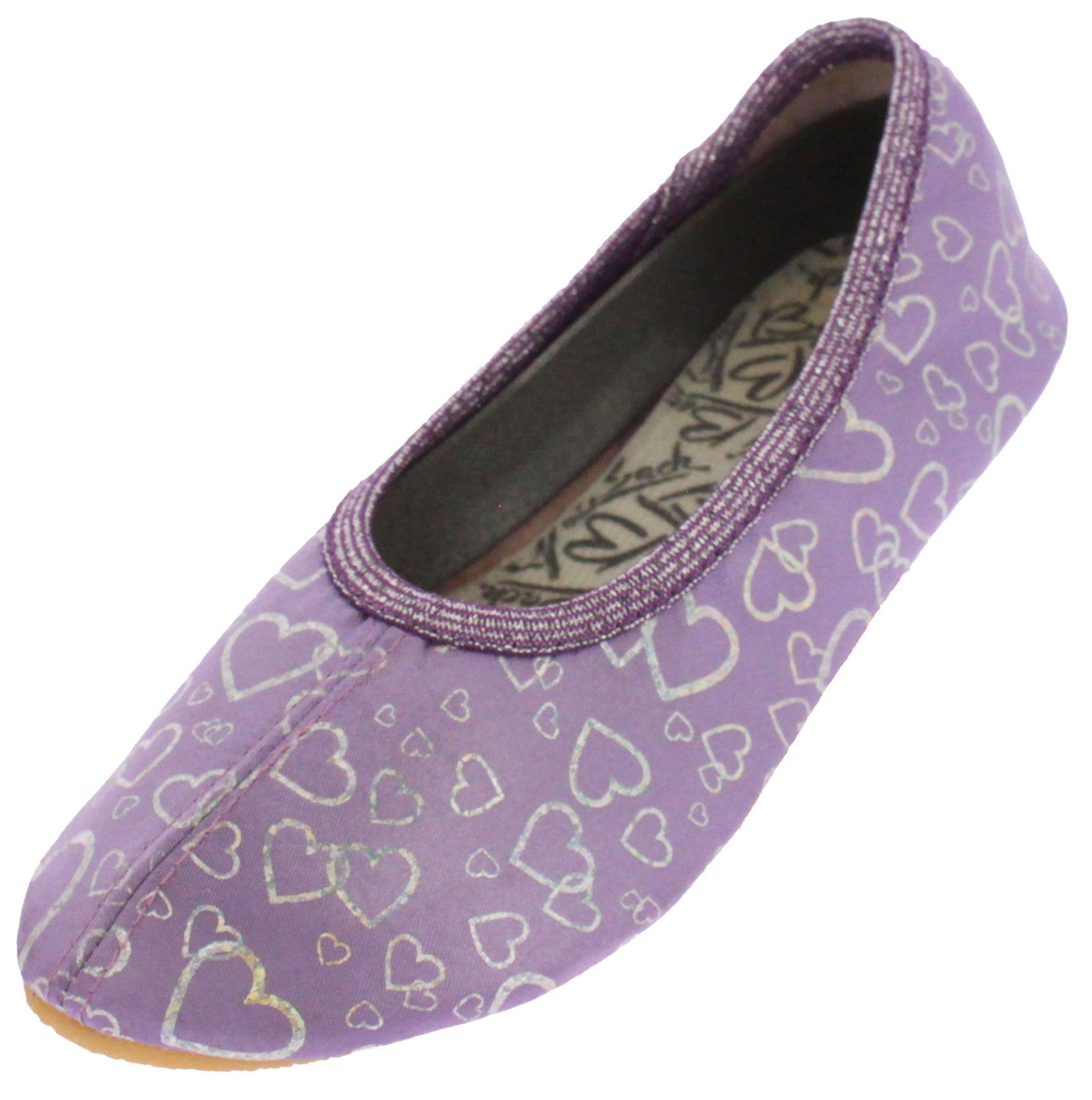 Beck Schläppchen Deluxe Gymnastikschuh (bis Gr. 38 erhältlich, für Sport und Zuhause) mit rutschfester Gummi-Laufsohle – Bild 5 von 5