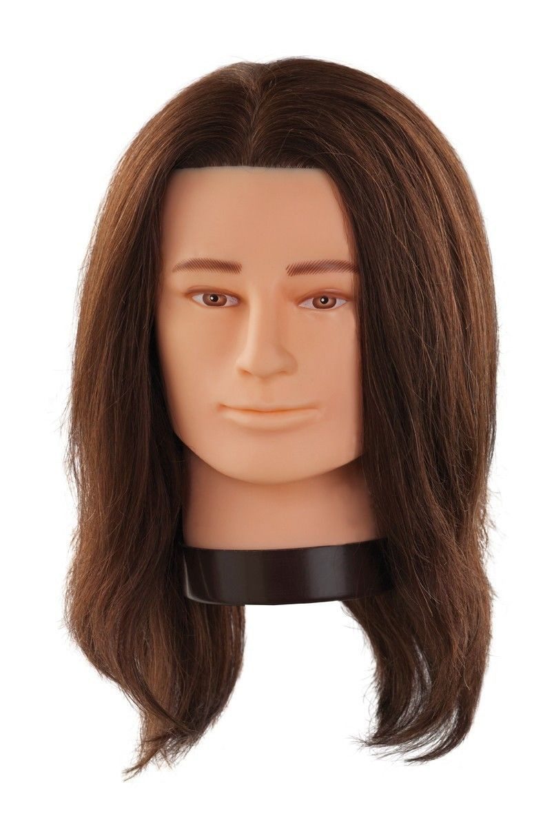 Comair Germany Frisierkopf Comair Übungsleiter Simon bartlos braun 35cm