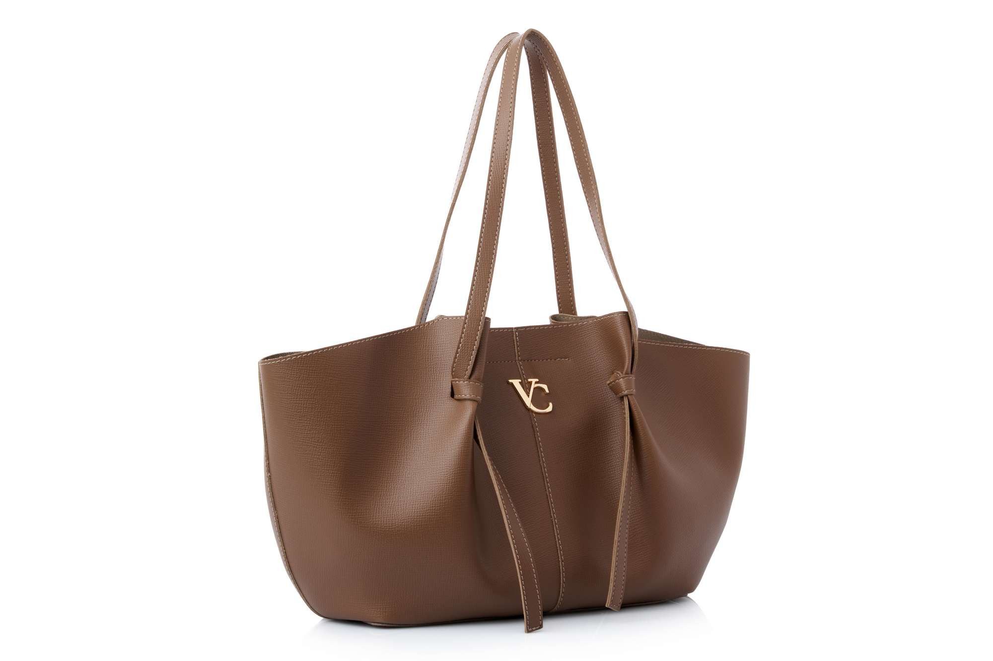 lucky bees Shopper Tote Bag Foggia (1-tlg., 1-tlg. Tasche), Statement-Piece Pflegeleichtes Material Elegante Leder-Optik