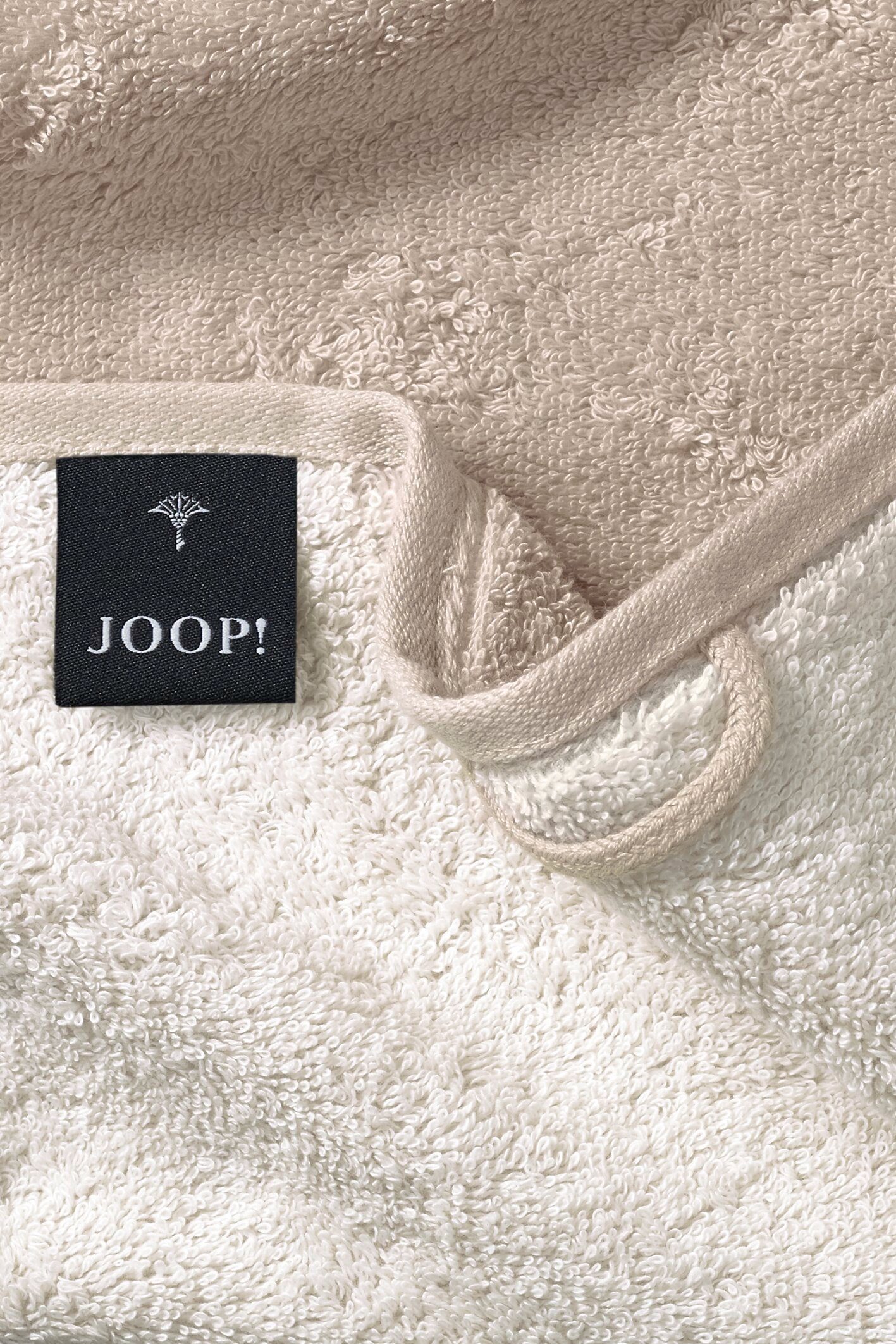 Joop! (3-St) Gästehandtücher Sand JOOP! Textil DOUBLEFACE - CLASSIC LIVING Gästetuch-Set,