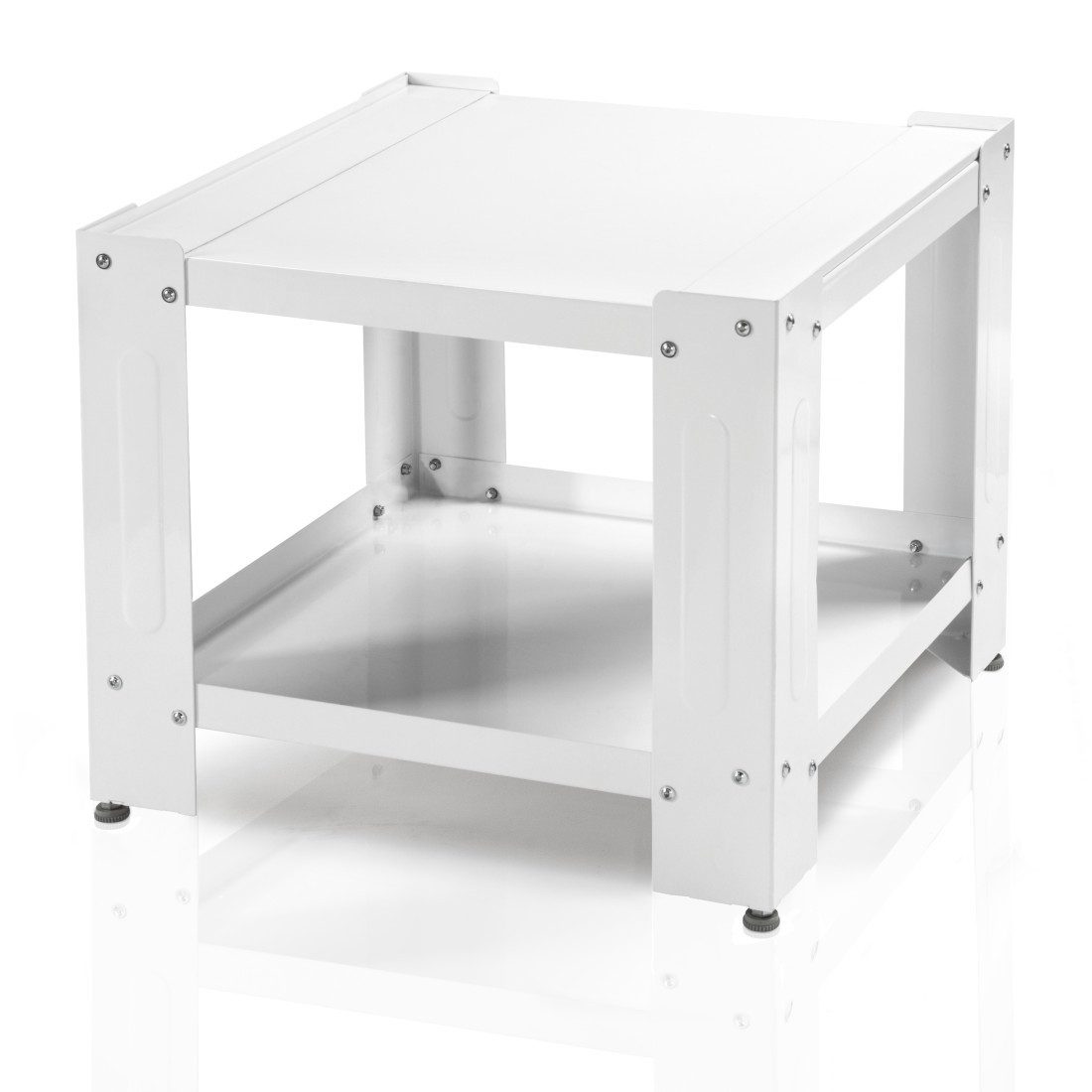 Xavax Unterbausockel Sockel Untergestell 60 x 60 x 50cm für Waschmaschine Trockner, höhenverstellbar bis zu 1cm