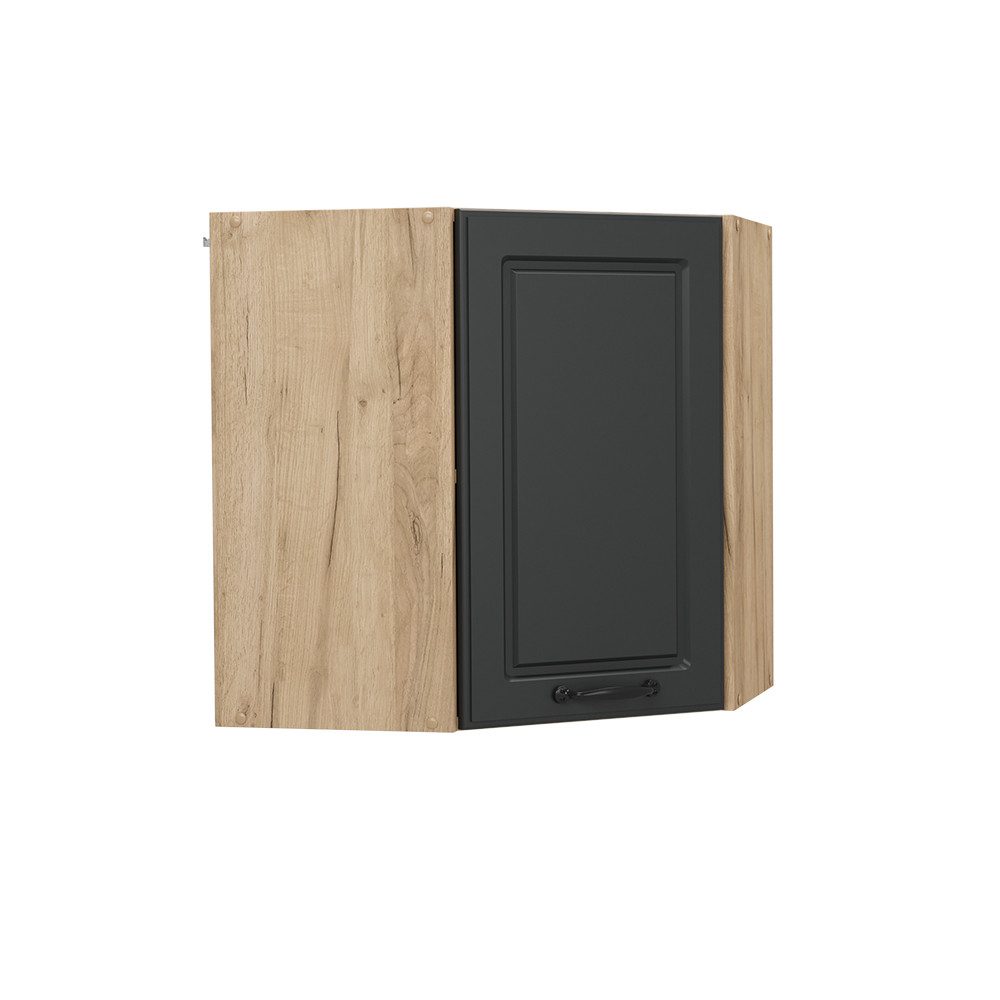 Vicco Eckhängeschrank R-Line, Anthrazit Landhaus/Goldkraft Eiche, günstig online kaufen