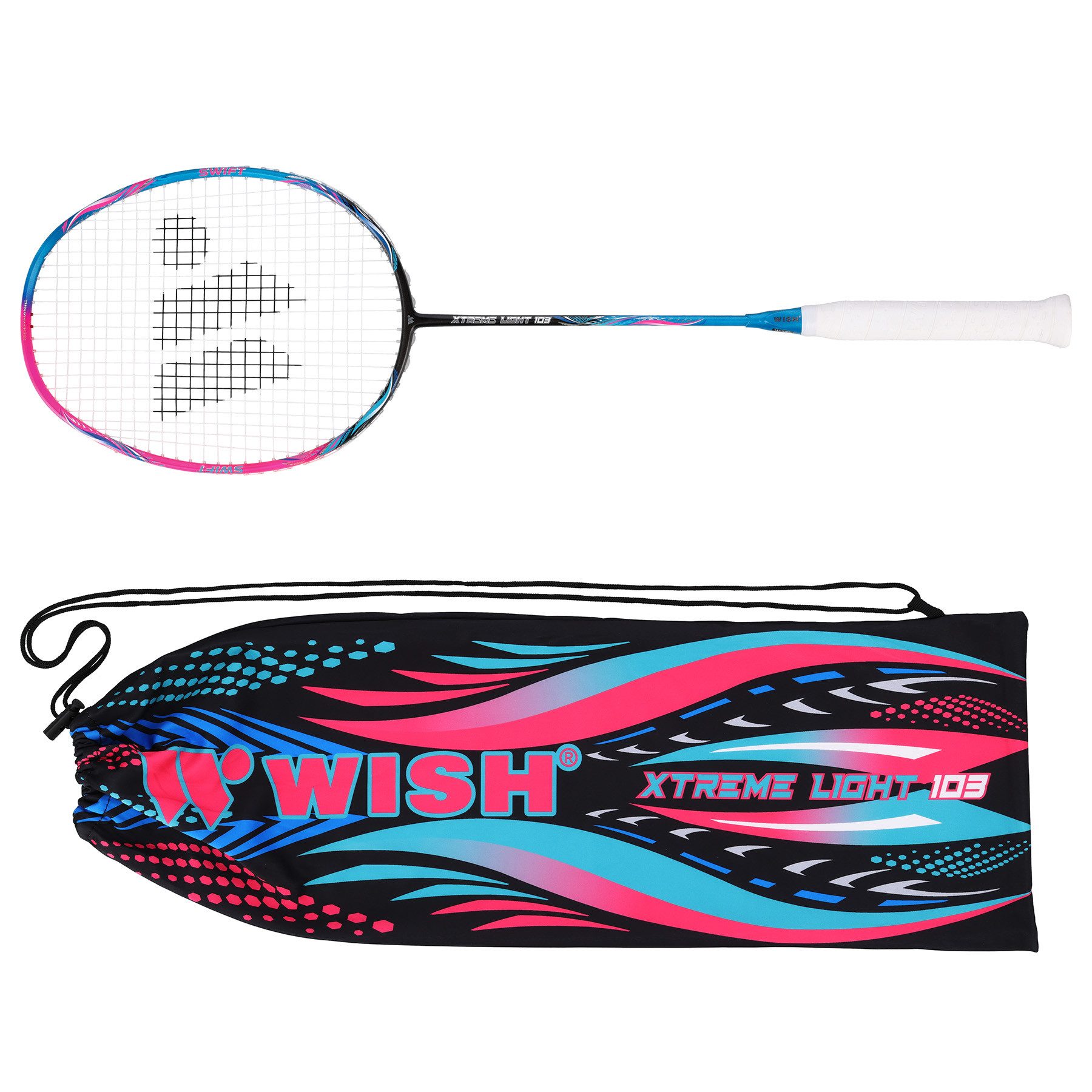 Badmintonschläger Extreme Light 103 leichter Badminton Schläger