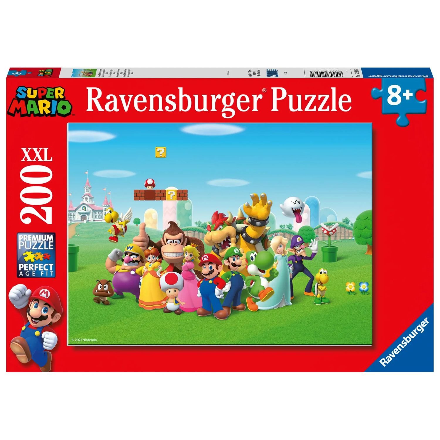 Ravensburger Puzzle Ravensburger Kinderpuzzle 12993 - Super Mario Abenteuer 200 Teile..., 200 Puzzleteile