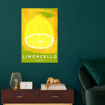 Posterlounge Wandfolie ATELIER M, Italian Limoncello di Sorrento, Küche Mediterran Illustration