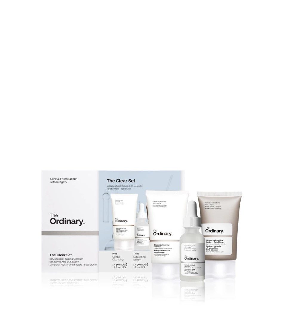 The Ordinary Gesichtspflege-Set The Clear Set, 3-tlg.