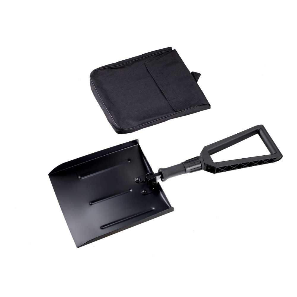 A. Blöchl Schneeschieber Schneeschaufel mit Tasche Aluminium schwarz neu