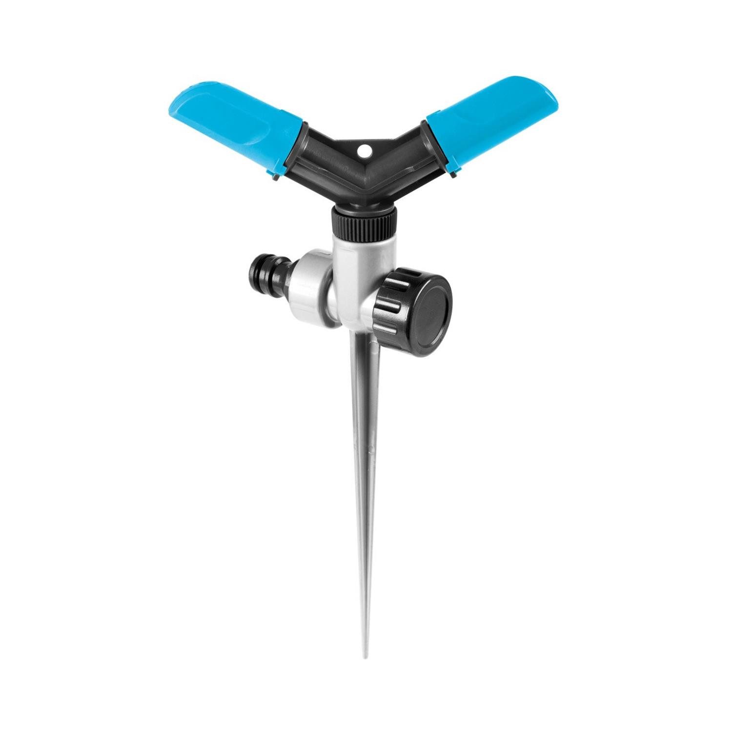 Cellfast Regner 52-301, Zweiarm-Sprinkler mit Stift