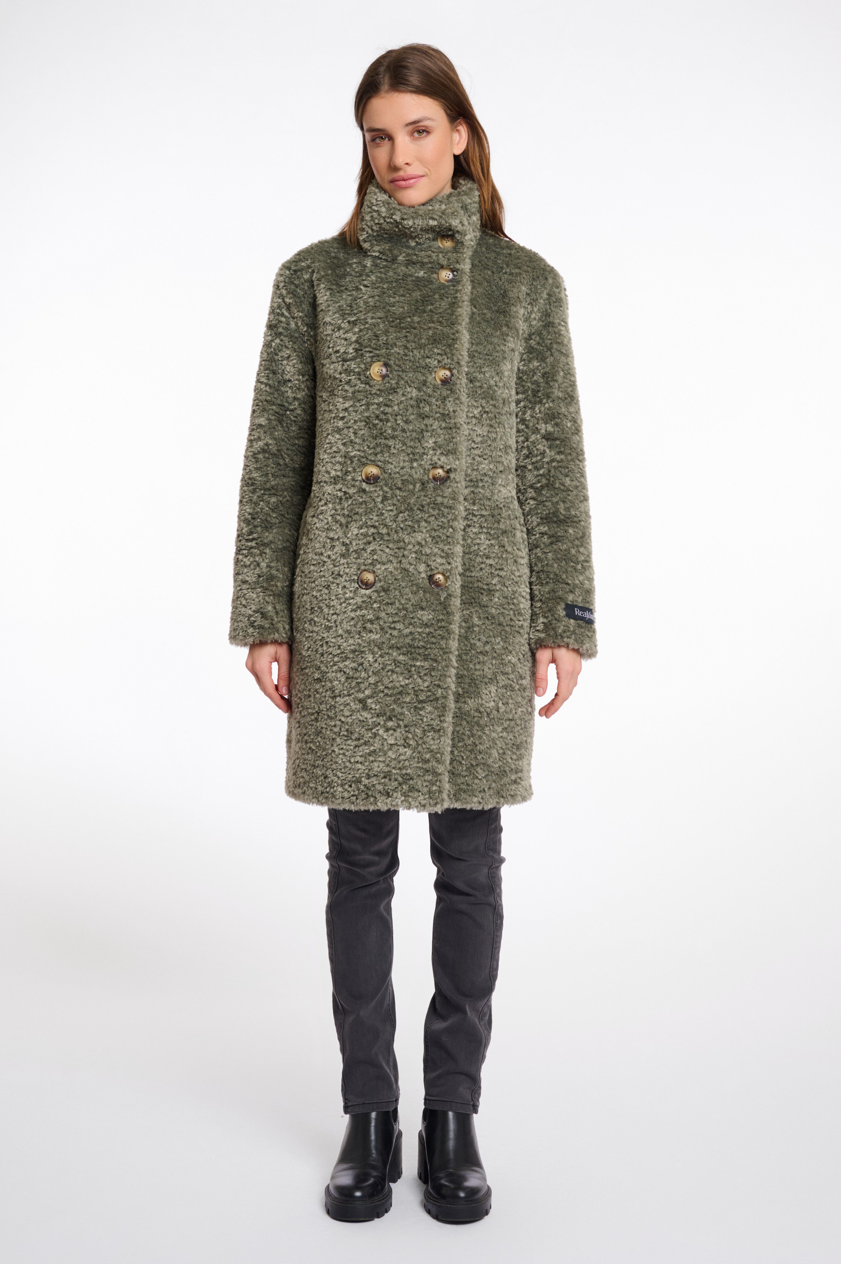 Rino & Pelle Kurzmantel ENA in Teddyfell-Optik günstig online kaufen