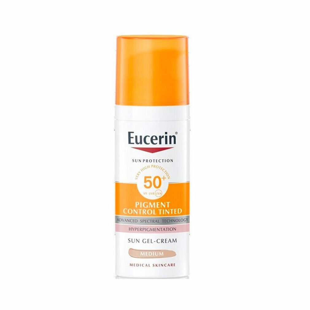 Eucerin Sonnenschutzcreme Gel Cream Oil Control Farbe Medium Spf50+ 50ml