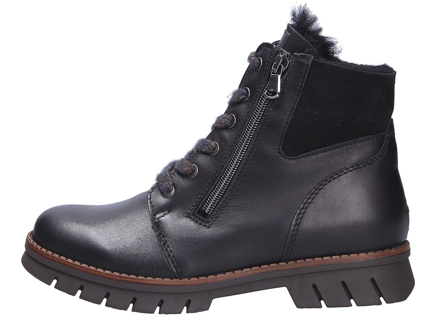 Waldläufer Waldläufer Damen Stiefelette H-XARA schwarz Größe Schnürstiefel