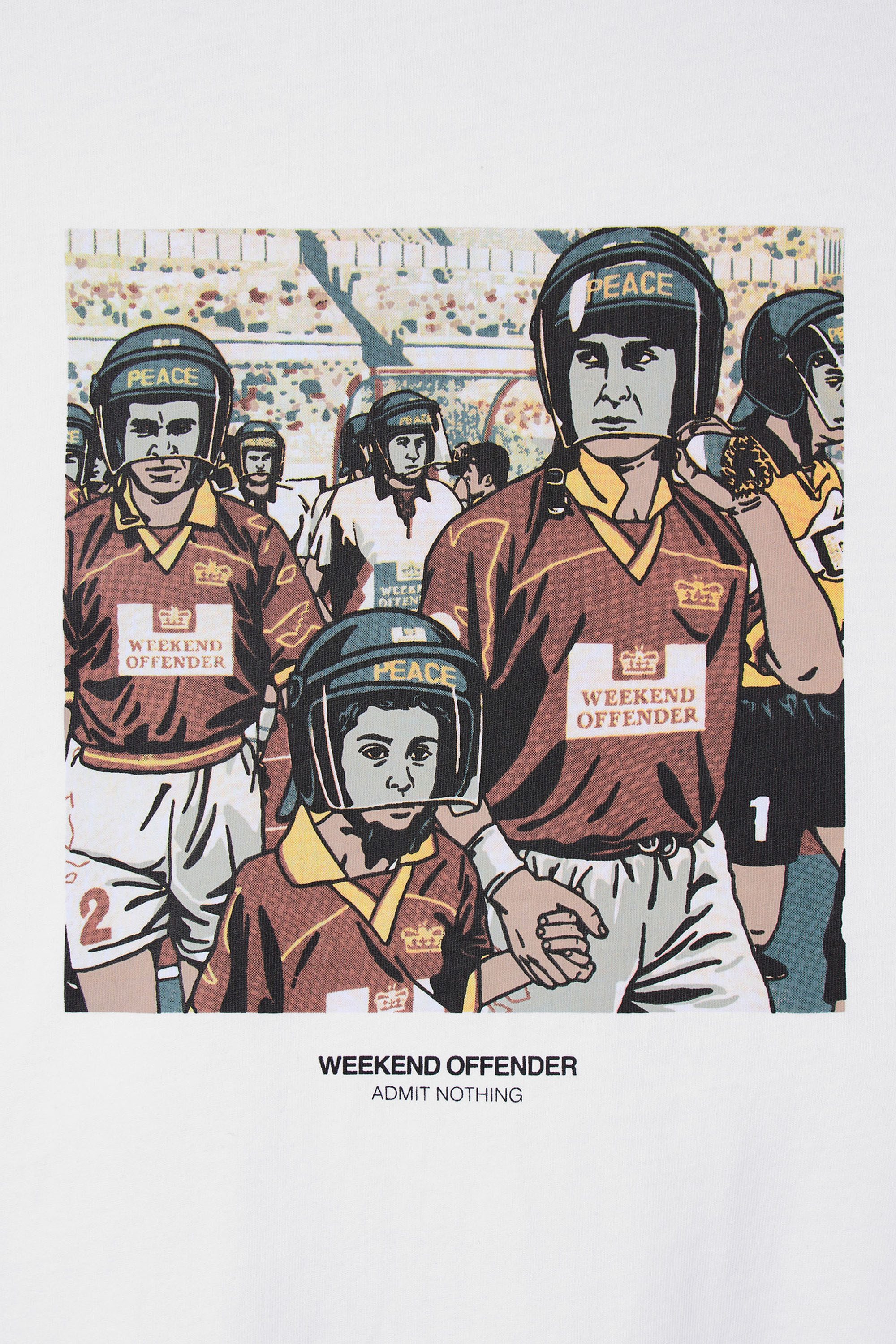 Weekend Offender T-Shirt ROMA GRAPHIC TEE Herren T-Shirt Herren, leichtes Kurzarmshirt, Sporttrikot, Outdoor, Sale