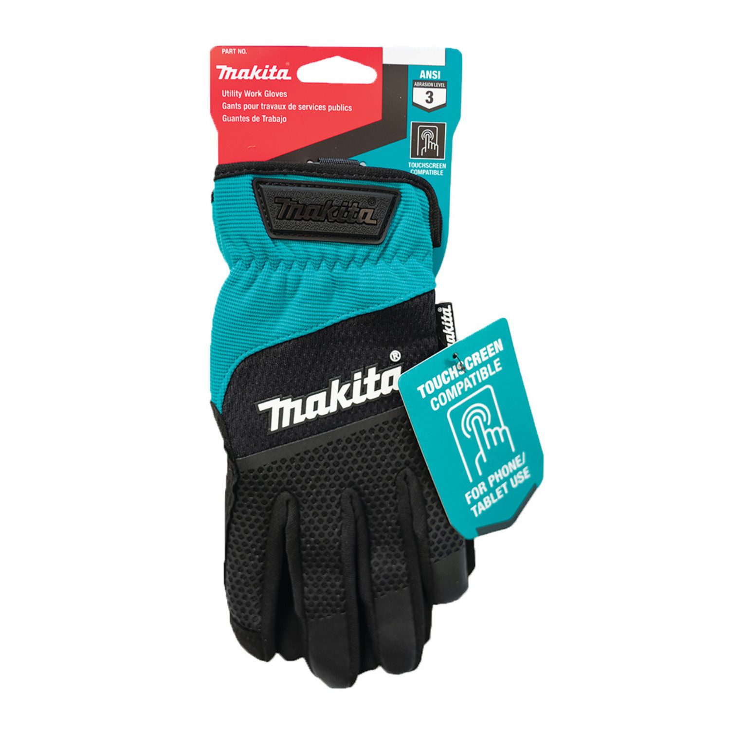 Makita Arbeitshandschuhe Makita Handschuhe Gr. L (9) flexibel P-84660 (1-St)