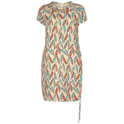 MODEE Sommerkleid Damenkleid >>Blätterdruck<< in leichter Viskose-Qualität