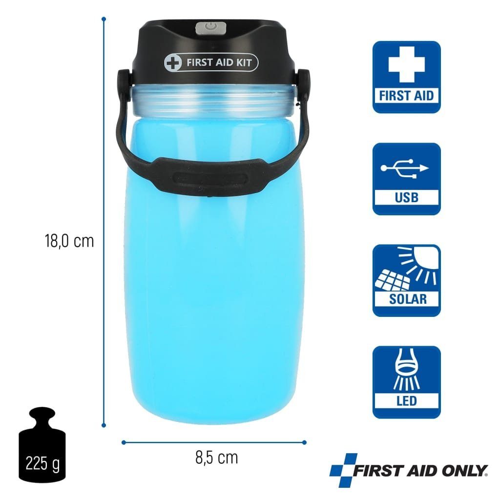 Outdoor Notfall-Set AID mit Campinglampe Arzttasche ONLY® FIRST