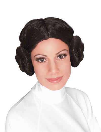 Rubie´s Kostüm-Perücke Star Wars Prinzessin Leia, Original lizenziertes Star Wars Accessoire
