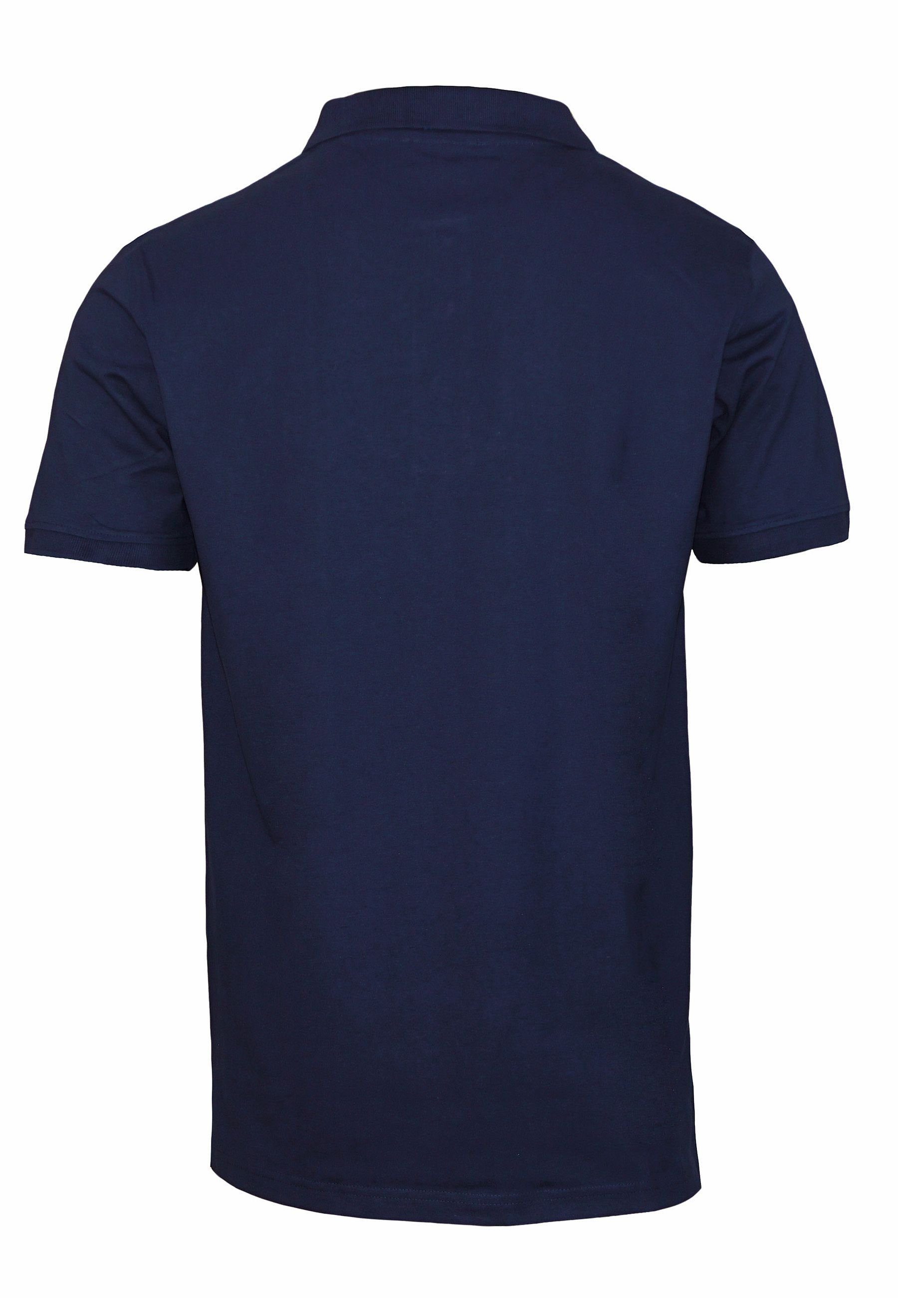 Harvey Miller Poloshirt Shirt Poloshirt Polo (1-tlg) dunkelblau Club Jersey