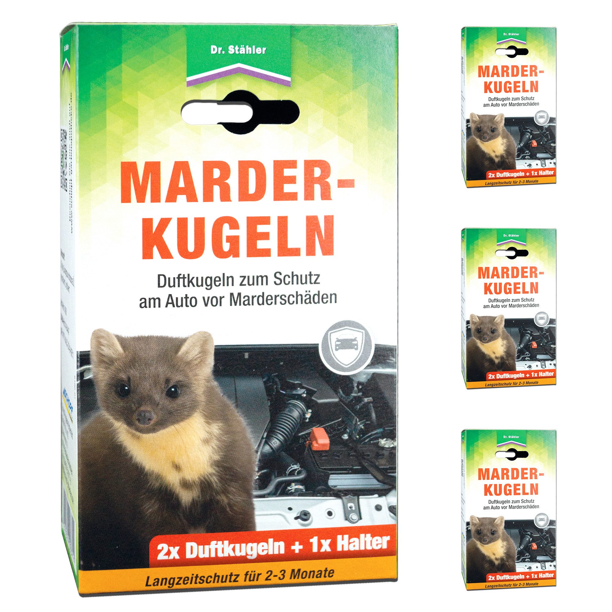 Marderabwehr-Stäbchen Marder-Duftkugeln - Effektiver Schutz vor Marderschäden am Auto