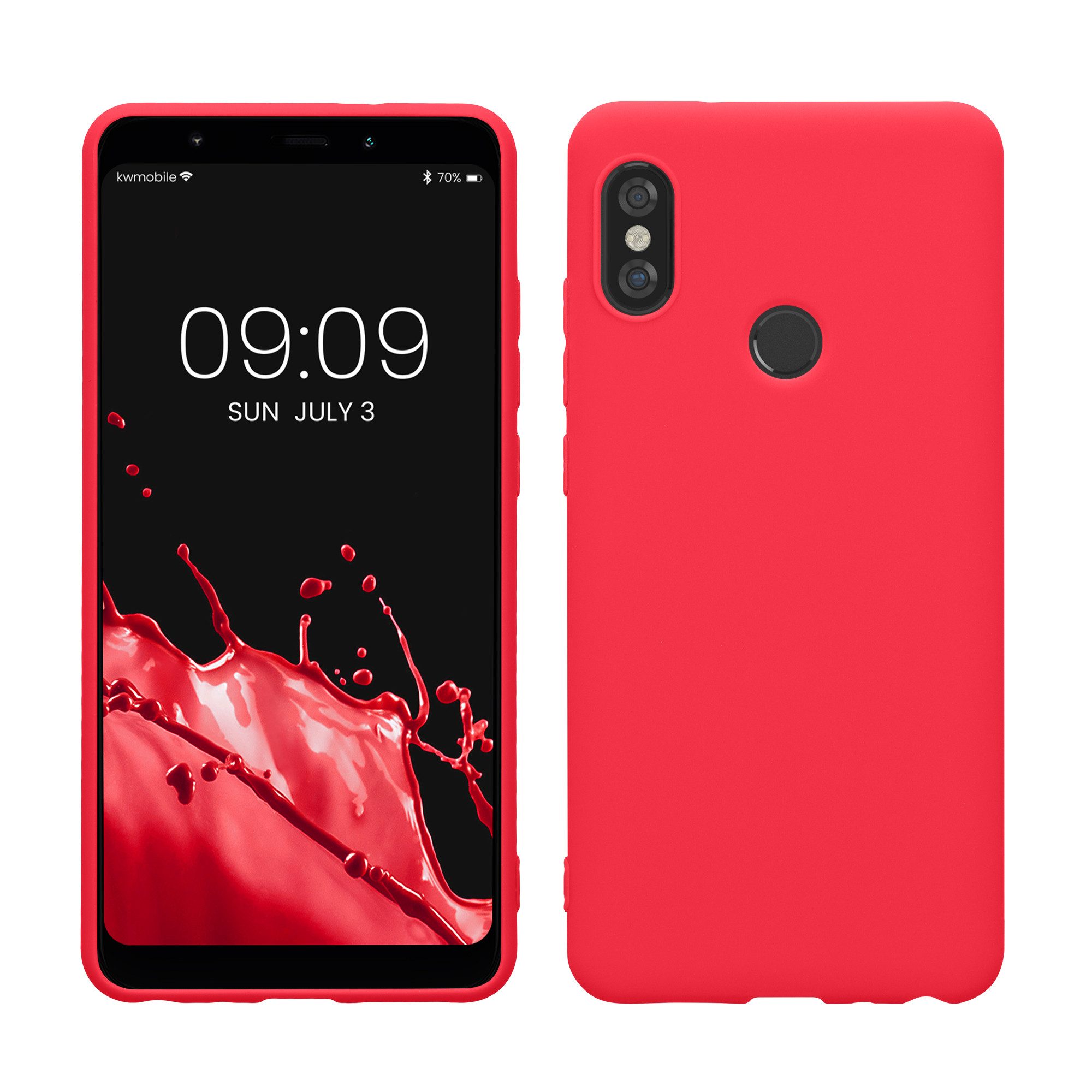kwmobile Handyhülle Hülle für Xiaomi Redmi Note 5 (Global Version) / Note 5 Pro, Hülle Silikon - Soft Handyhülle - Handy Case Cover