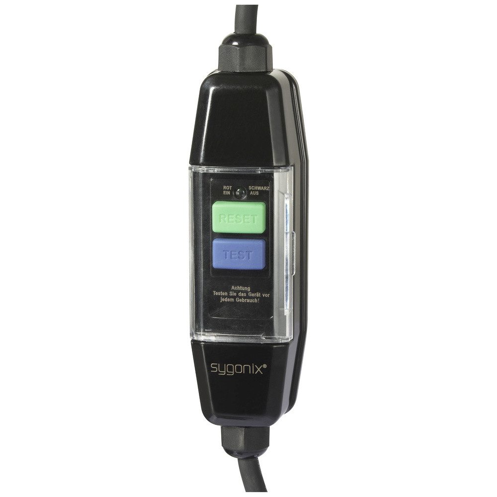 Sygonix Personenschutzstecker Sygonix SY-6052178 Personenschutz-Verlängerungskabel PRCD 230 V/AC Sc