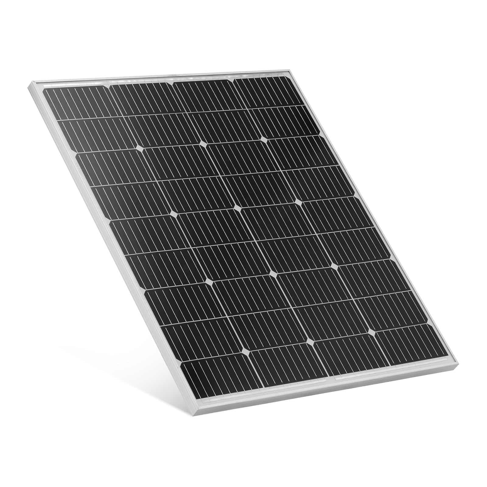 MSW Solarmodul Monkristallines Solarpanel 100W mit Bypass-Technologie